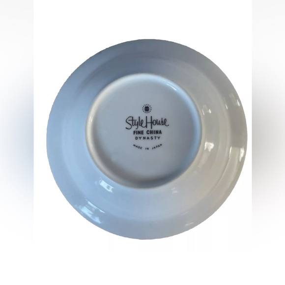 Style House DYNASTY BLUE Fine China SET Of 2 Rim Fruit/Dessert Sauce Bowls - Picture 4 of 4